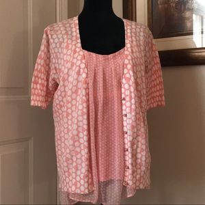 New York & Company Sweater and Cami Set